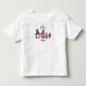 Persoonlijk gezin Peuter Familie Kabouter meisje b Kinder Shirts (Voorkant)
