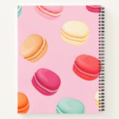 Persoonlijk Gezoete Pastel Macaron Genoegen Notitieboek (Achterkant)