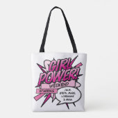 Persoonlijk GIRL POWER Meidenweekend Tote Bag (Achterkant)