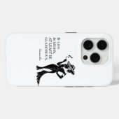 Persoonlijk glamour stijl citaat ontwerp  Case-Mate iPhone case (Achterkant (horizontaal))