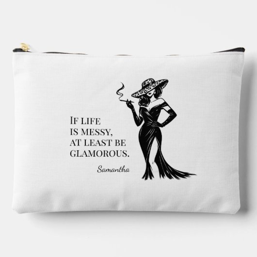 Persoonlijk glamour stijl citaat ontwerp etui (Voorkant)