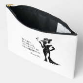 Persoonlijk glamour stijl citaat ontwerp etui (Open)