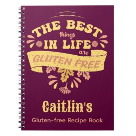 Persoonlijk glutenvrij koken Celiac Coeliakie Notitieboek