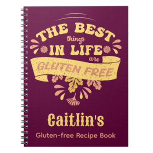 Persoonlijk glutenvrij koken Celiac Coeliakie Notitieboek
