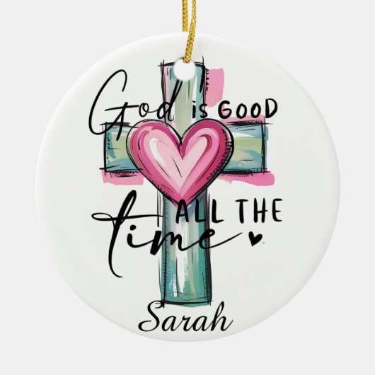 Persoonlijk God is Goed Altijd Ornament (Voorkant)
