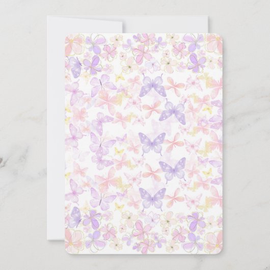 Persoonlijk Godmoeder dank je kaart (Achterkant)