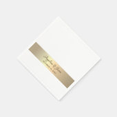 Persoonlijk Gold Wedding Napkins Servet (Hoek)