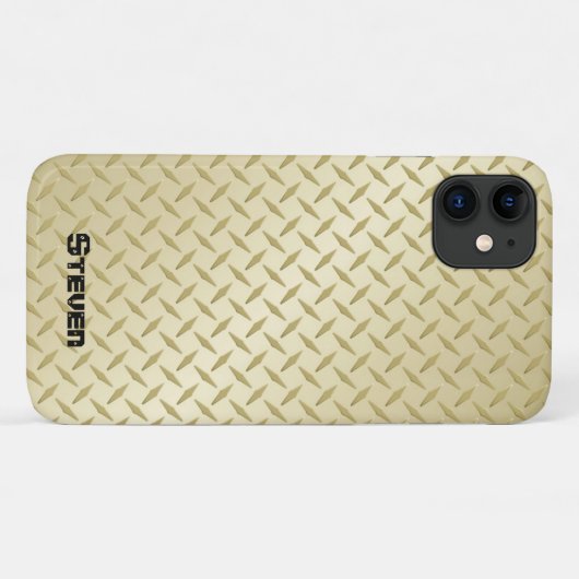 Persoonlijk Golden Diamond-Bord Case-Mate iPhone Case (Achterkant (horizontaal))