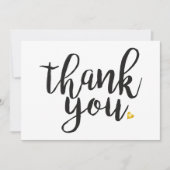 Persoonlijk Golden Heart Bedankt (Voorkant)