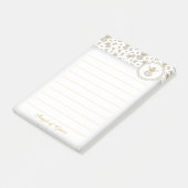 Persoonlijk: Golden Kerstmis "Angel of Grace" Post-it® Notes (Schuin)