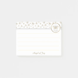 Persoonlijk: Golden Kerstmis "Angel of Joy" Post-it® Notes