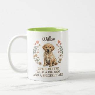 Persoonlijk Golden Retriever Cadeau voor Hondenlie Tweekleurige Koffiemok