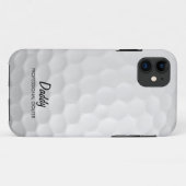 Persoonlijk Golf Ball Case-Mate iPhone Case (Achterkant (horizontaal))