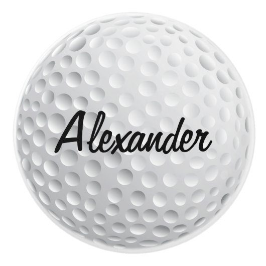 Persoonlijk Golf Ball Keramische Knop (Voorkant)