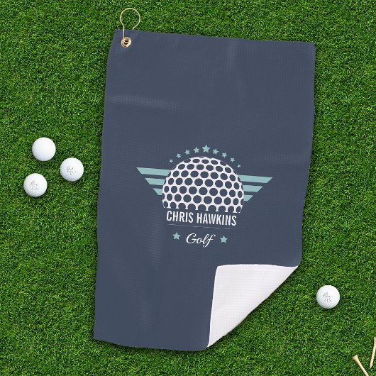 Persoonlijk Golf Ball Logo Golfhanddoek
