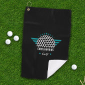 Persoonlijk Golf Ball Logo Golfhanddoek