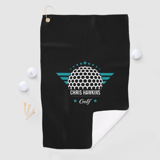 Persoonlijk Golf Ball Logo Golfhanddoek (Insitu)