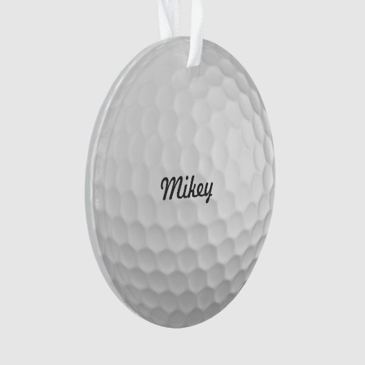 Persoonlijk Golf Ball Ornament (voorkant)