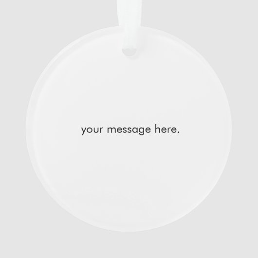 Persoonlijk Golf Ball Ornament (achterkant)