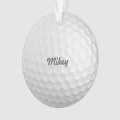 Persoonlijk Golf Ball Ornament (voorkant)