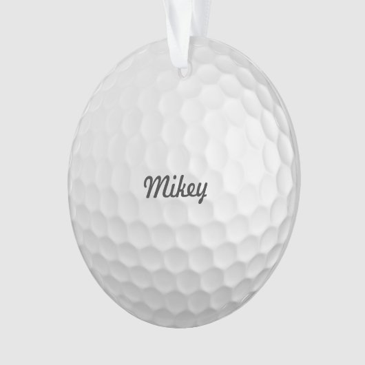 Persoonlijk Golf Ball Ornament (voorkant)