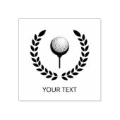 Persoonlijk Golf Ball Rubberstempel (Afrduk)