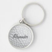 Persoonlijk Golf Ball Sleutelhanger (Voorkant)