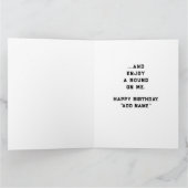 Persoonlijk Golf Birthday Kaart (Binnen)