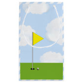 Persoonlijk Golf Birthday Klein Cadeauzakje (Achterkant)