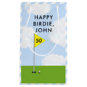 Persoonlijk Golf Birthday Klein Cadeauzakje (Voorkant)