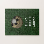 Persoonlijk golf cadeau legpuzzel (Horizontaal)