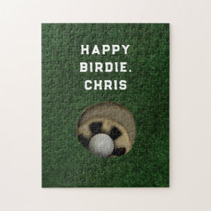 Persoonlijk golf cadeau legpuzzel