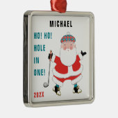 Persoonlijk golf cadeau metalen ornament (Rechts)