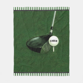 Persoonlijk Golf Fleece Deken
