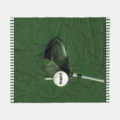Persoonlijk Golf Fleece Deken (Voorkant (Horizontaal))