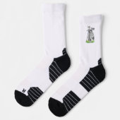 Persoonlijk Golf Initiaal Monogram Sokken (Links)