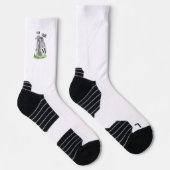 Persoonlijk Golf Initiaal Monogram Sokken (Rechts)
