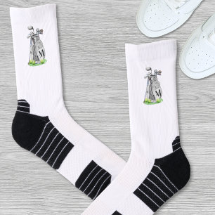 Persoonlijk Golf Initiaal Monogram Sokken