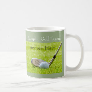 Persoonlijk Golf Legende Cadeau met Naam van Golfe Koffiemok