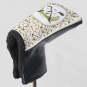 Persoonlijk Golf Papa Beste Door Par Monogram Golfheadcover (3/4 voorkant)