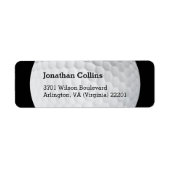 Persoonlijk Golf | Sport Etiket (Voorkant)