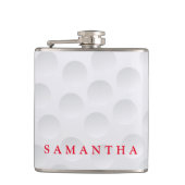 Persoonlijk Golf Thgerespecteerd Heupfles (Voorkant)