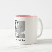 Persoonlijk Golf Tweekleurige Koffiemok (Voorkant rechts)