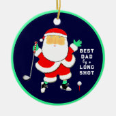 Persoonlijk golf-verzamelobject keramisch ornament (Voorkant)