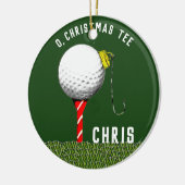 Persoonlijk golf-verzamelobject keramisch ornament (Links)