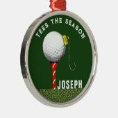 Persoonlijk golf-verzamelobject metalen ornament (Rechts)