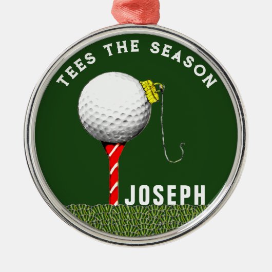 Persoonlijk golf-verzamelobject metalen ornament (Voorkant)
