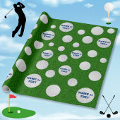 Persoonlijk Golf-wrappingpapier voor hem of haar Cadeaupapier