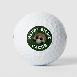 Persoonlijk golfcadeau herdenkingsteken golfballen