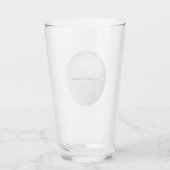 Persoonlijk golfcadeau met eigen naam & nummer glas (Achterkant)